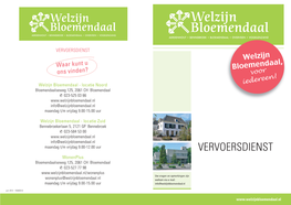 Folder Welzijn
