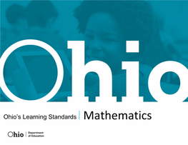 OHIO's LEARNING STANDARDS | Mathematics | 2017