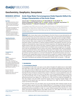 Geochemistry, Geophysics, Geosystems