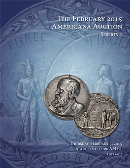 The February 2015 Americana Auction Session 1