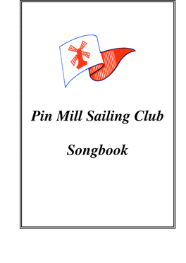 Pin Mill Sailing Club Songbook