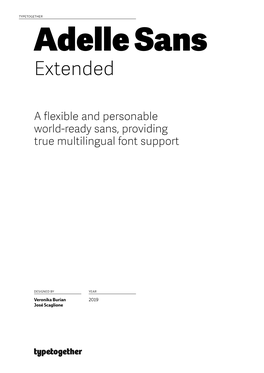 Download Adelle Sans Extended