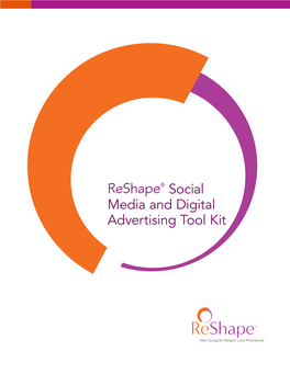 Reshape® Social Media and Digital Advertising Tool Kit