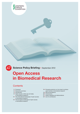 Open Access in Biomedical Research