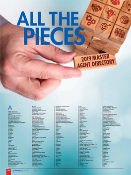 2019 Master Agent Directory |