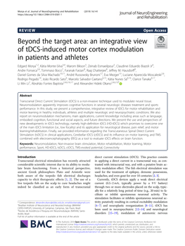 An Integrative View of Tdcs-Induced Motor Cortex Modulation in Patients