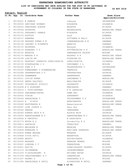 Karnataka Examinations Authority