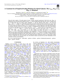 A Consistent Set of Empirical Scaling Relations for Spiral Galaxies: the (Vmax, Mom)–(Σ0, MBH, F) Relations Benjamin L