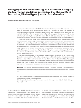 Stratigraphy and Sedimentology of a Basement-Onlapping Shallow Marine Sandstone Succession, the Charcot Bugt Formation, Middle–Upper Jurassic, East Greenland