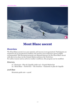 Mont Blanc Ascent