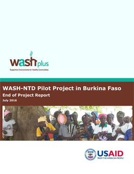 WASH-NTD Pilot Project in Burkina Faso Final Report