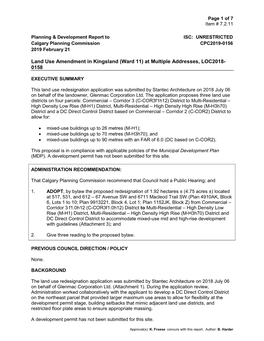 Land Use Amendment in Kingsland (Ward 11) at Multiple Addresses, LOC2018-0158