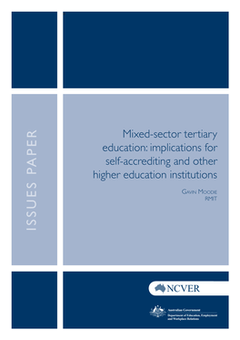 Mixed Sector Tertiary Education