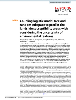 Coupling Logistic Model Tree and Random Subspace to Predict The