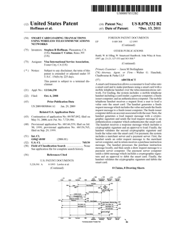 United States Patent (10) Patent No.: US 8,078,532 B2 Hoffman Et Al