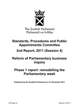 Standards, Procedures and Public Appointments Committee 2Nd