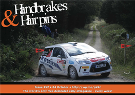 The World's Only Free Dedicated Rally Emagazine