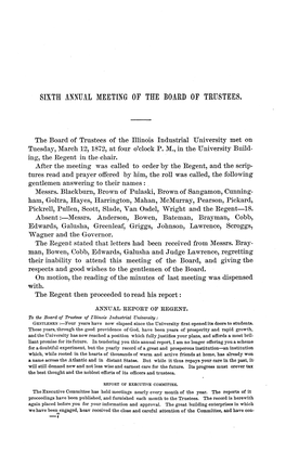 March 12, 1872, Minutes | UI Board of Trustees