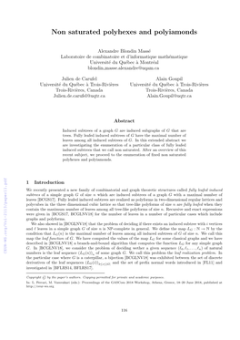 Non Saturated Polyhexes and Polyiamonds