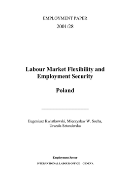 Labour Market Flexibility and Employment Security Poland