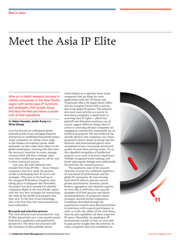 Meet the Asia IP Elite