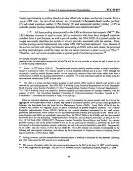 FCC00-104 Carriers Participating in Pooling Thereby Ar~ Able