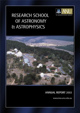 Research School of Astronomy & Astrophysics