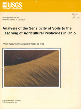 Analysis of the Sensitivity of Soils to the Leaching of Agricultural Pesticides in Ohio