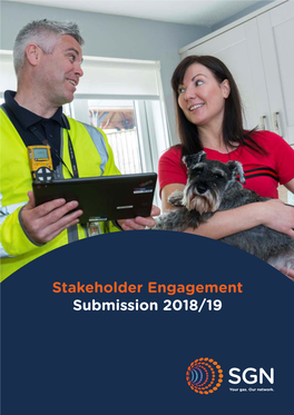 Stakeholder Engagement Submission 2018/19 Contents