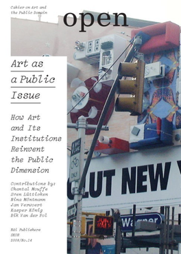 Open 14 Art As a Public Issue.Pdf