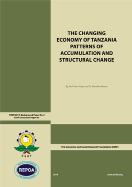 THE CHANGING ECONOMY of TANZANIA Patterns of Accumulation and Structural Change