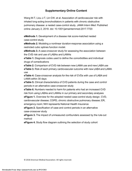 Association of Cardiovascular Risk with Inhaled Long-Acting Bronchodilators in Patients with Chronic Obstructive Pulmonary Disease: a Nested Case-Control Study