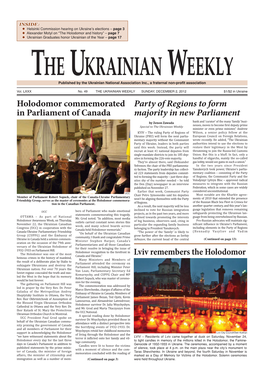 The Ukrainian Weekly 2012, No.49