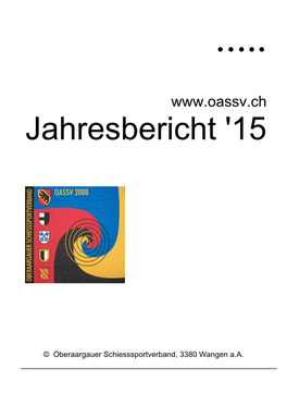 Jahresbericht 2015