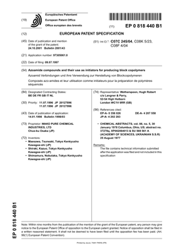 Azoamide Compounds and Their Use As Initiators for Producing Block