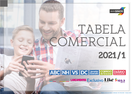 Tabela Comercial 2021/1