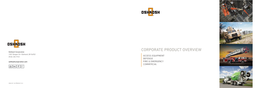 Corporate Product Overview
