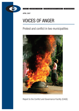 Voices of Anger