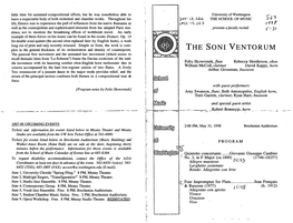 The Soni Ventorum