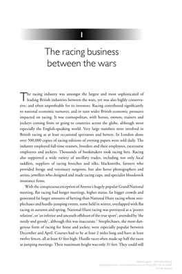 The Racing Business Between the Wars