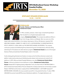 1.30 PM Byron Allen Spotlight Speaker