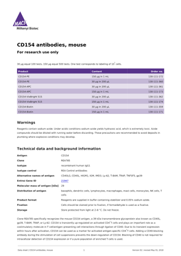 CD154 Antibodies, Mouse for Research Use Only