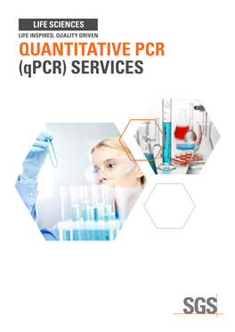 QUANTITATIVE PCR (Qpcr) SERVICES