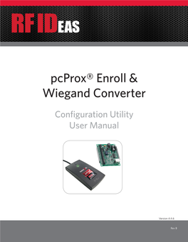 Pcprox® Enroll & Wiegand Converter