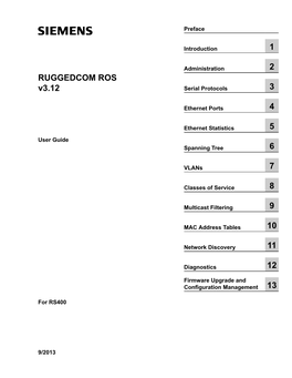 RUGGEDCOM ROS V3.12 Serial Protocols 3