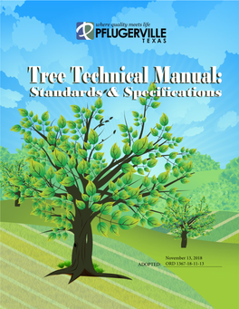 Tree Technical Manual: Standards & Specifications