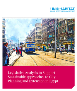 Legislative Analysis to Support Sustainable Approaches to City