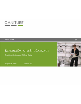 Sending Data to Sitecatalyst