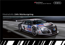 Audi R8 LMS Media Info 24H Nürburgring