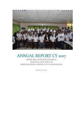 MGB XII Annual Report CY 2017
